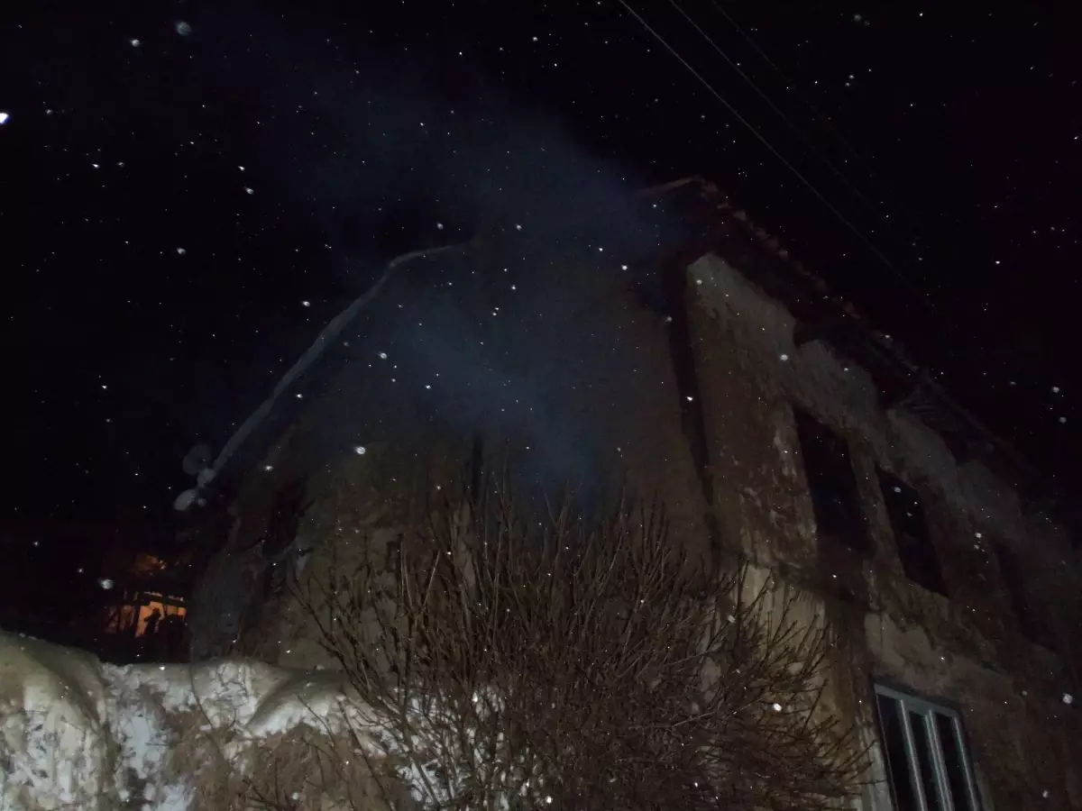 Taraklı da Ev Yangını