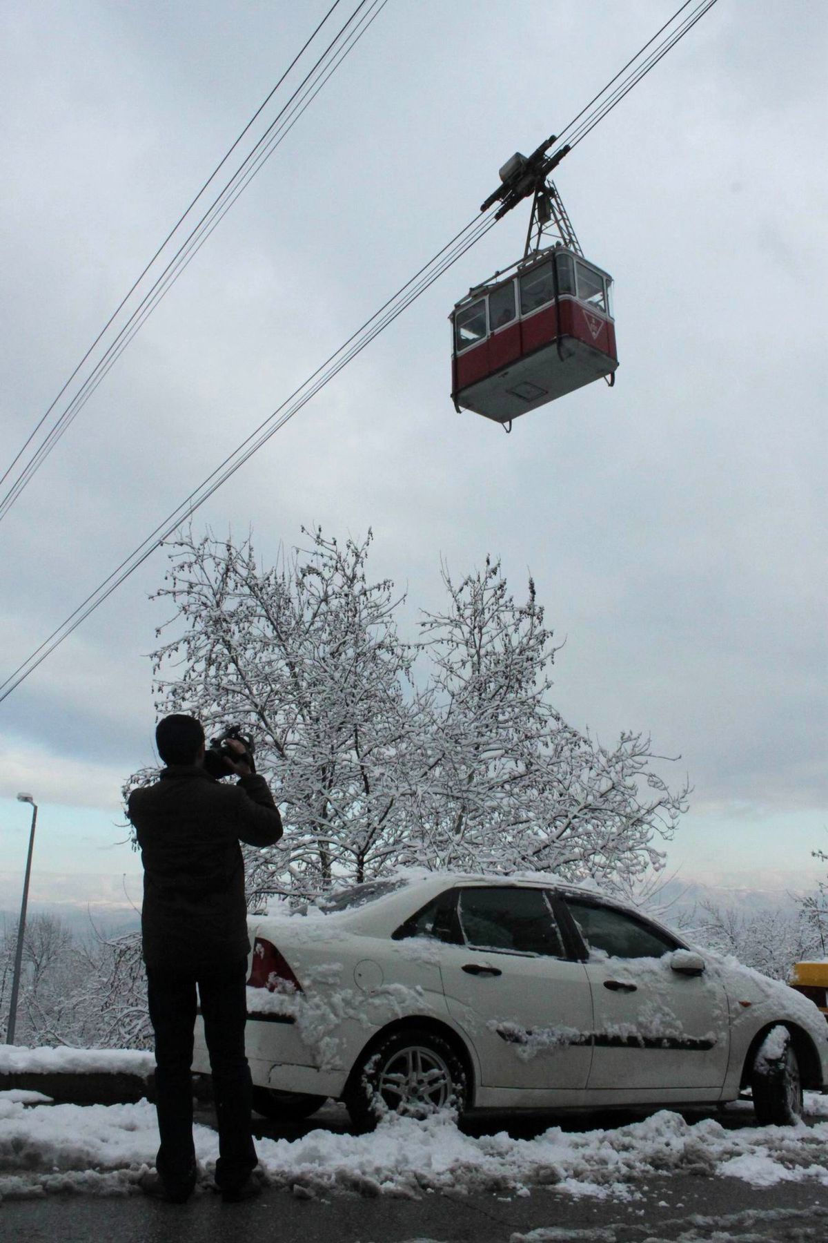Teleferiğe Rüzgar Engeli