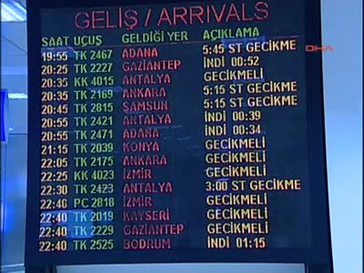 Uçak Seferleri Normale Dönmeye Başladı