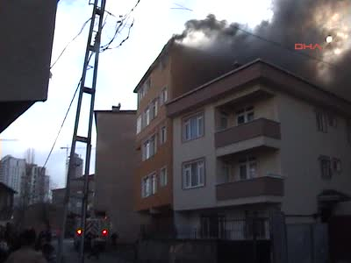 Ataşehir\'de Korkutan Yangın