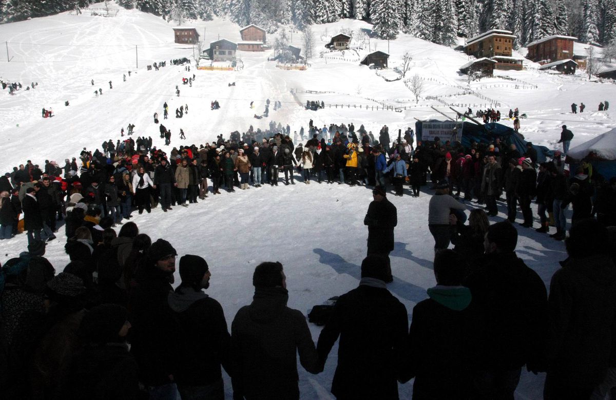 Ayder\'de Kardan Adam Şenliği