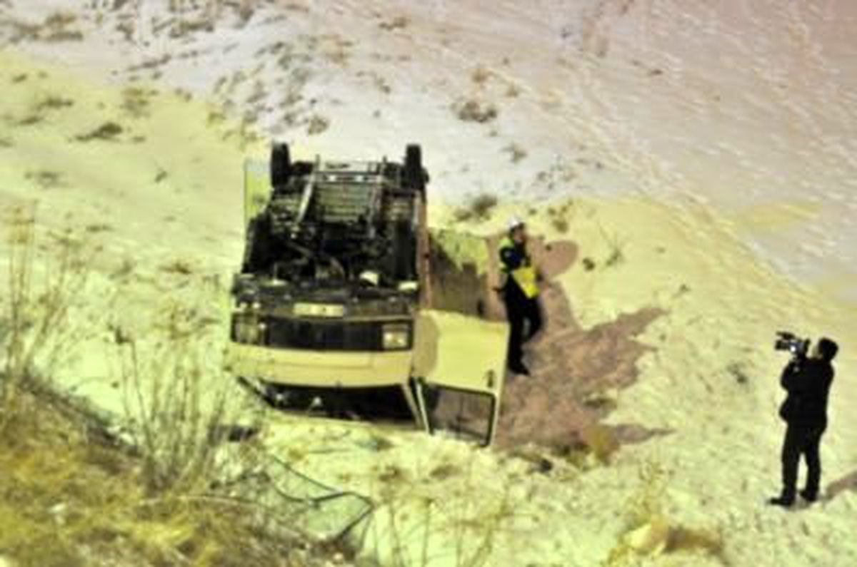 İşçileri Taşıyan Servis Şarampole Uçtu: 7 Yaralı