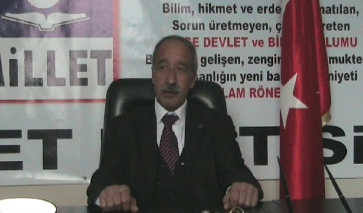 Millet Partisi Malatya Merkez İlçe Başkanı Mustafa Durmuş Açıklaması