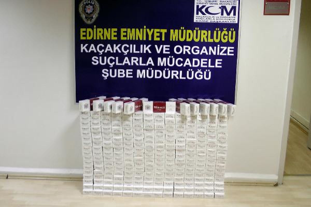 2 Bin 500 Paket Kaçak Sigara Ele Geçirildi