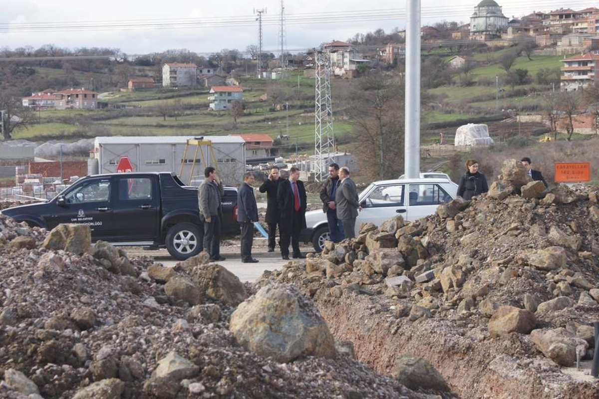 Başkan Kuzu Yapımı Devam Eden Projeleri Yerinde İnceledi