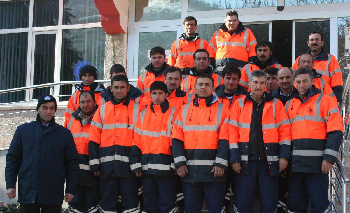 Belediye Temizlik İşçilerine Özel Elbise