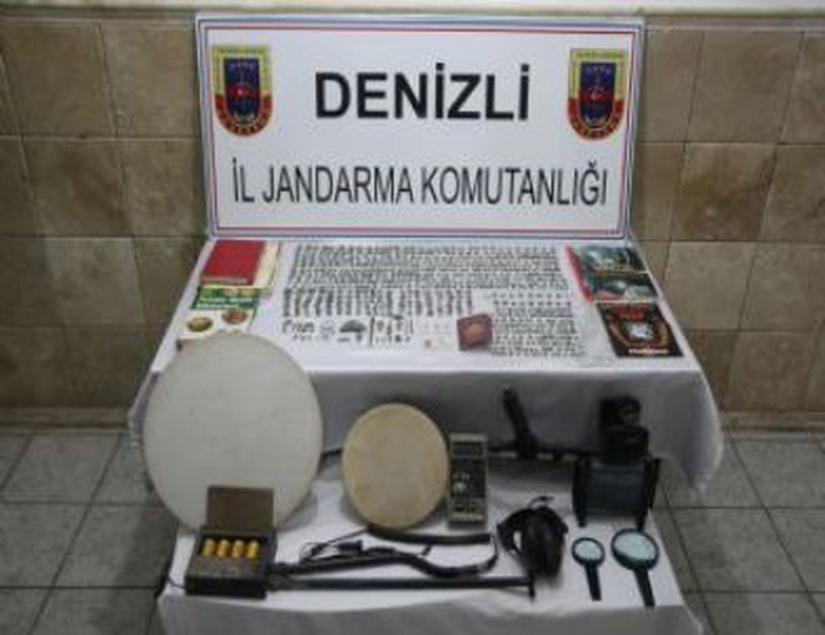 Denizli'de Tarihi Eser Operasyonu: 3 Gözaltı
