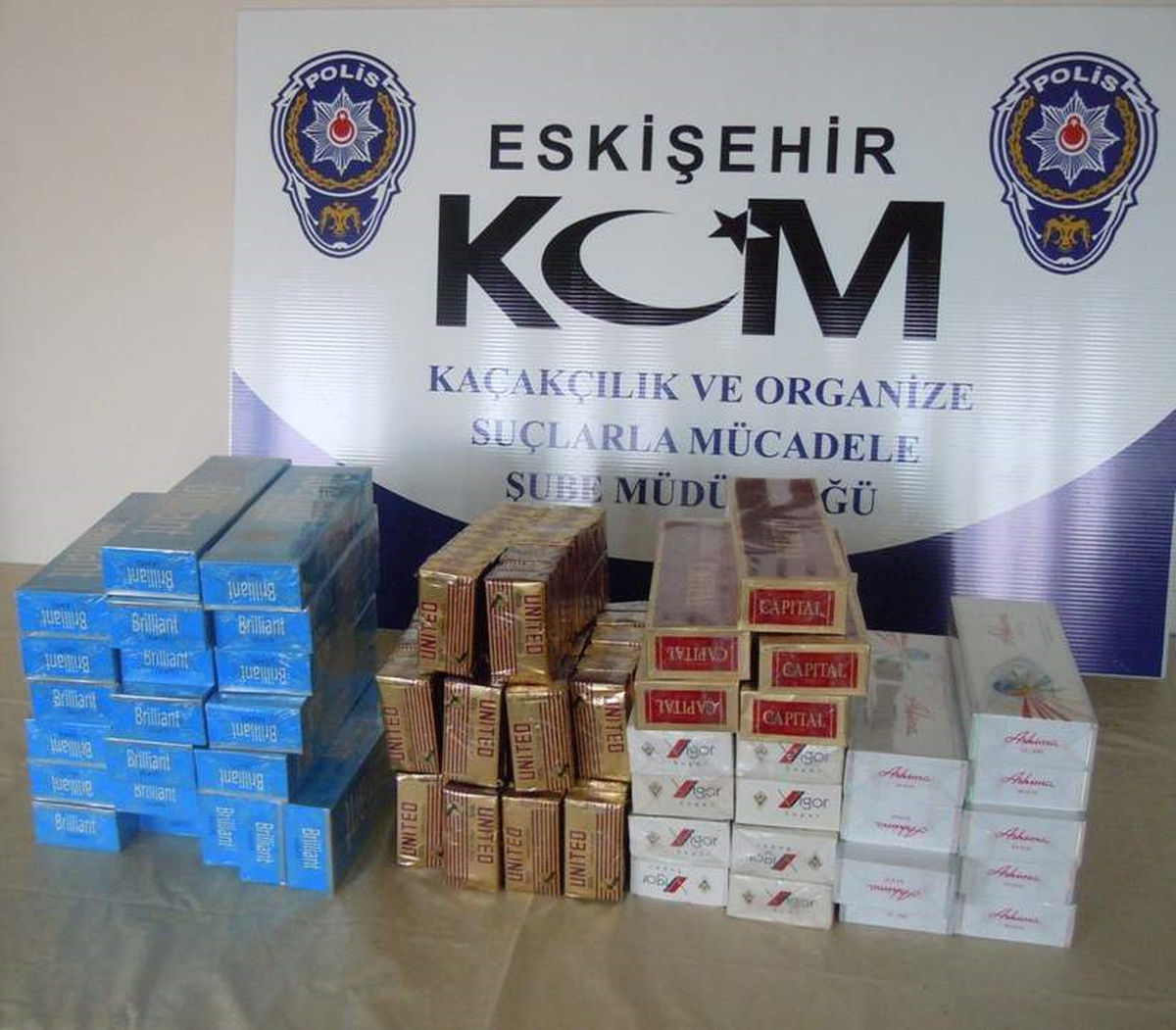 Eskişehir\'de Kaçak Sigara Operasyonu