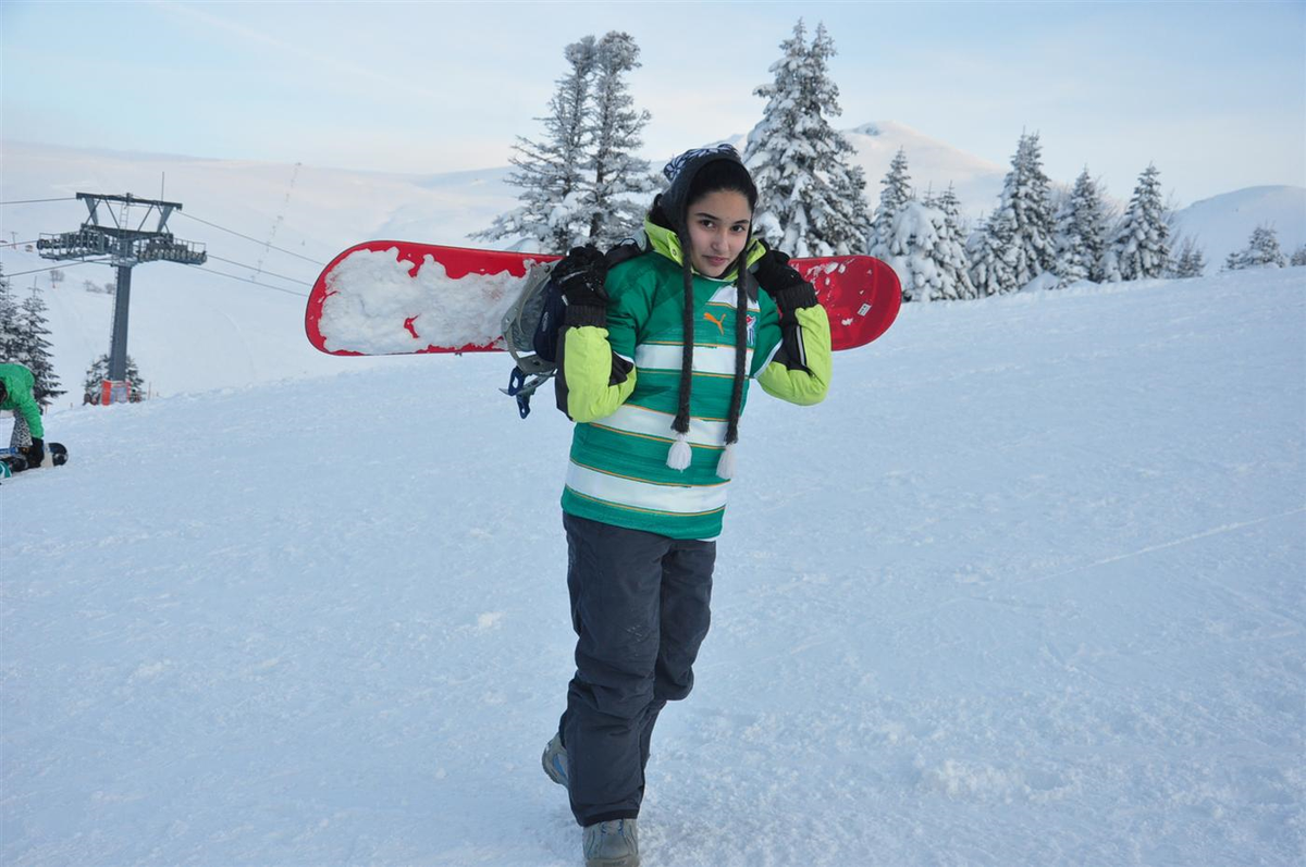 Genç Timsahlar Snowboardda İddialı