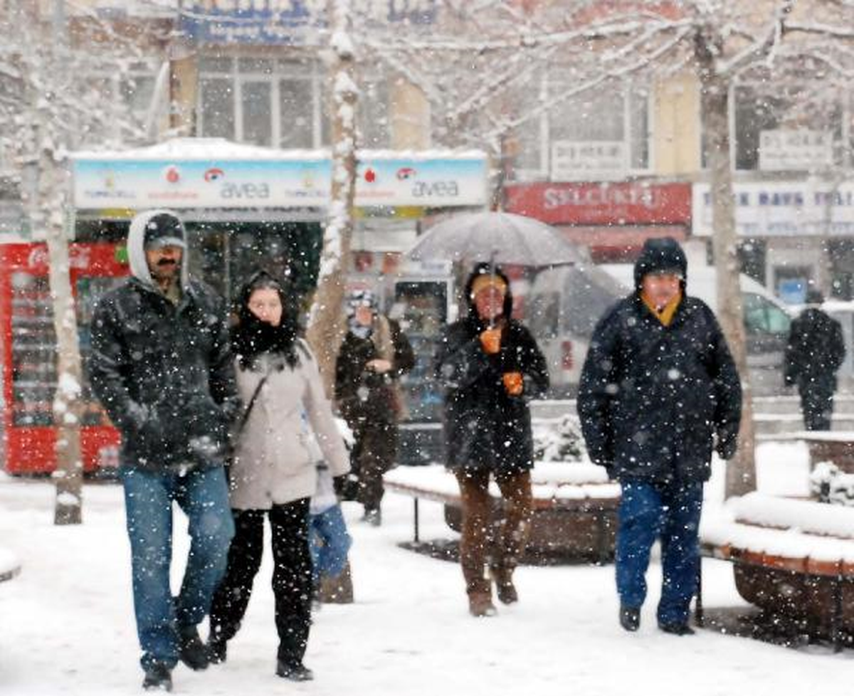 Isparta\'da Kar Yağışı
