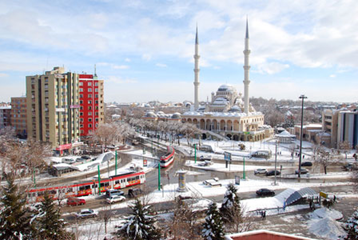 Konya\'da Yoğun Kar Yağışı