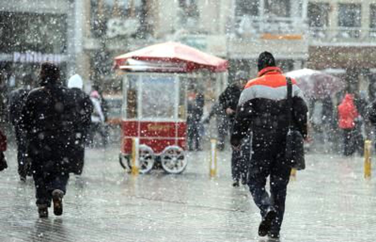 Taksim\'den Kar Manzaraları