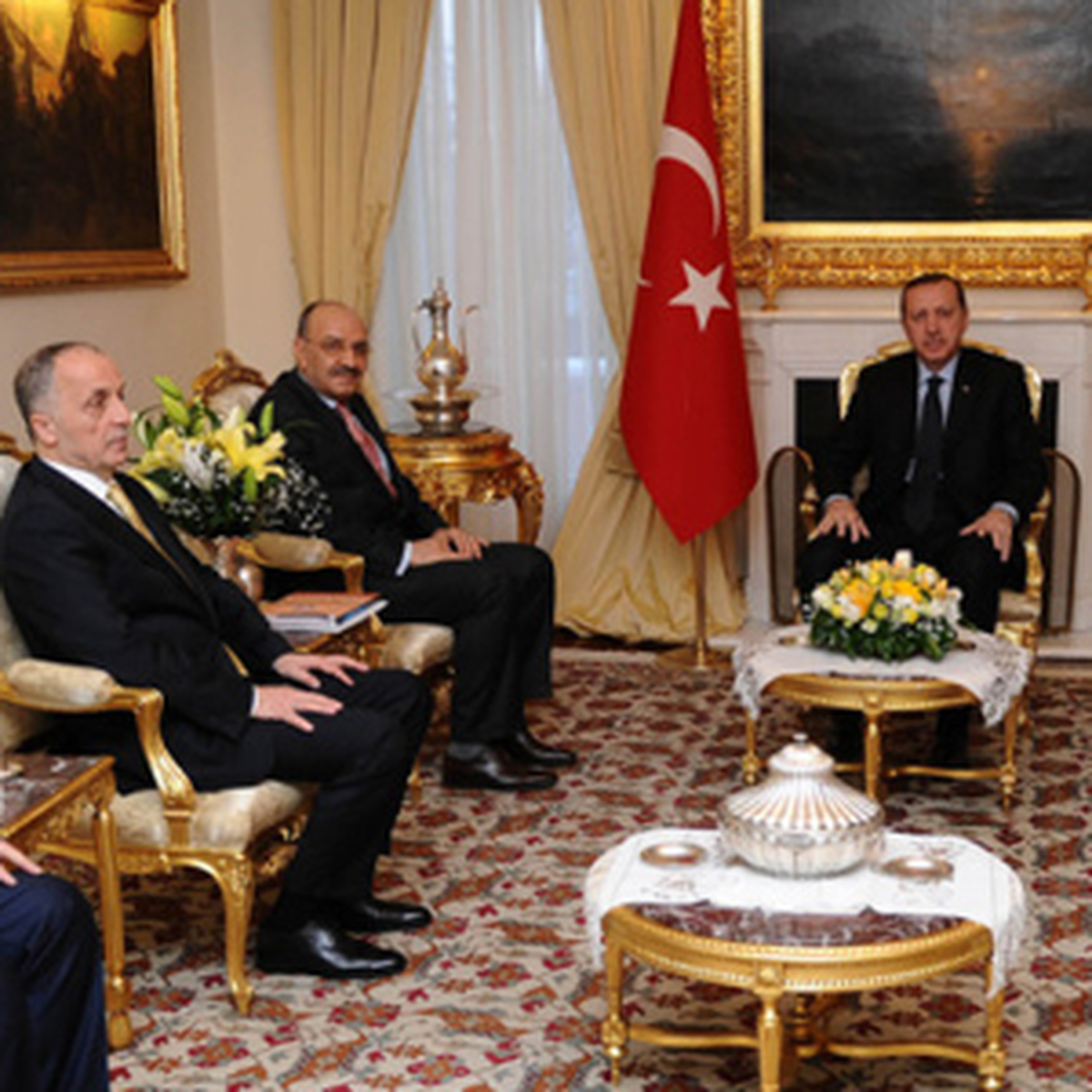 Başbakan Erdoğan'ın Türk-İş Genel Başkanı Kumlu'yu Kabulü
