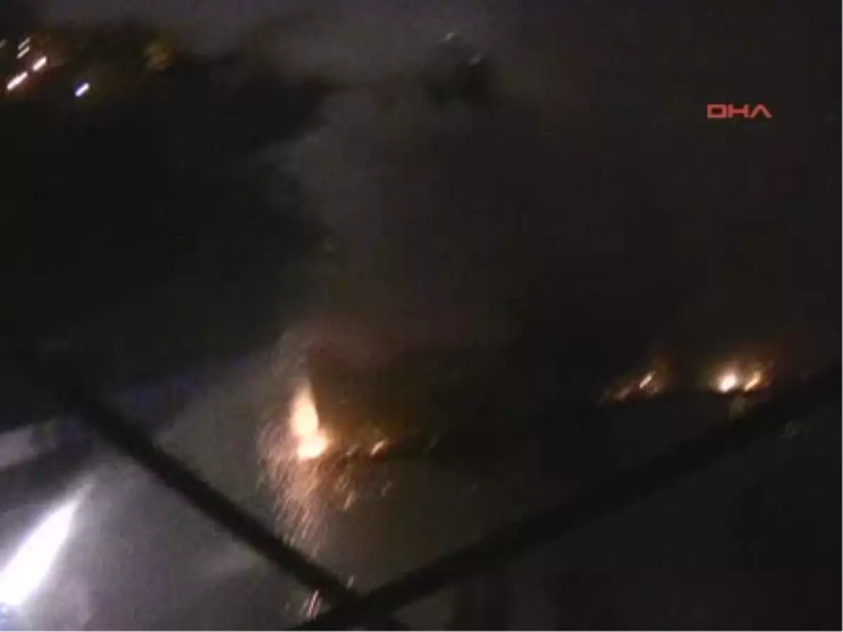 Çatı Yangınına TOMA Destekli Müdahale