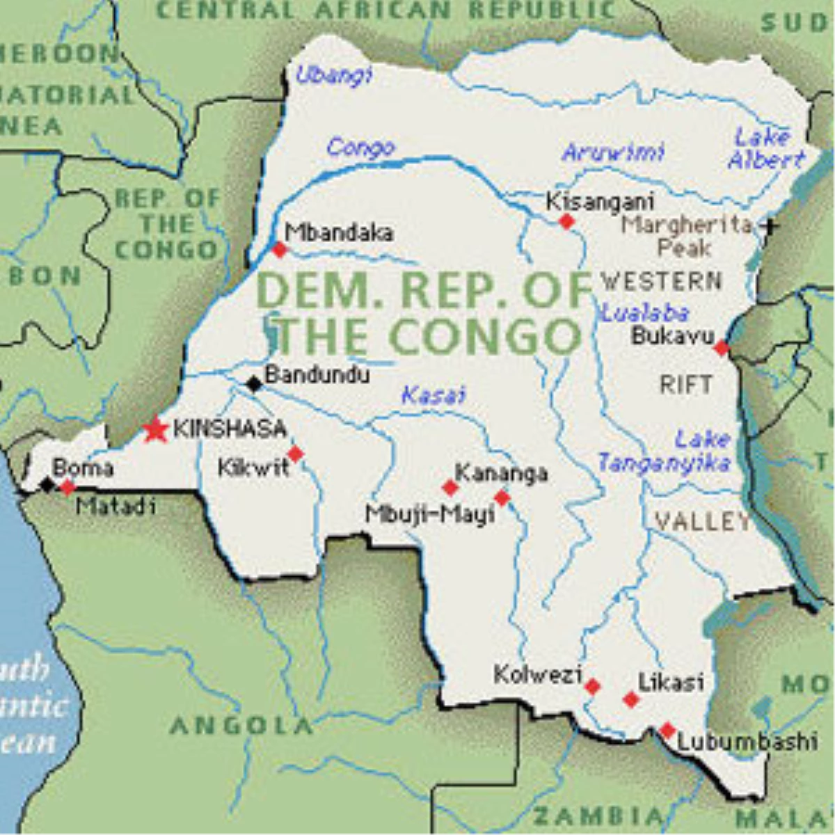 Demokratik Kongo Cumhuriyeti\'nde Uçak Düştü