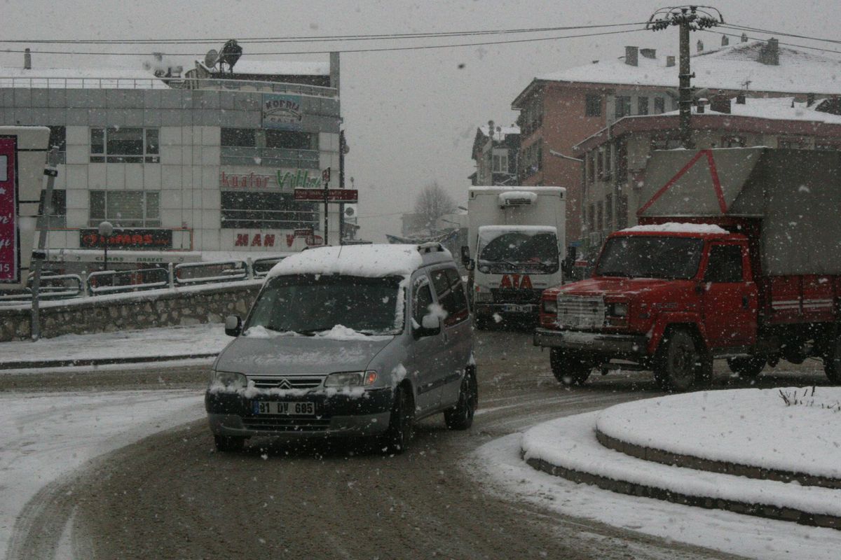 Düzce\'den Kar Manzaraları