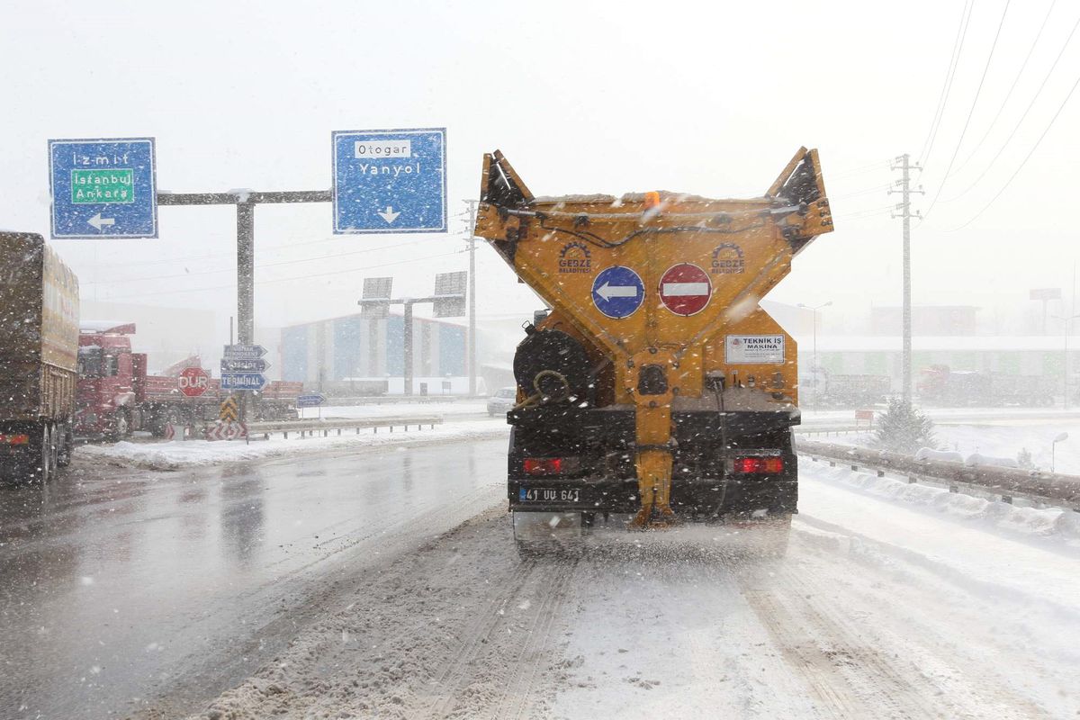 Gebze Belediyesi Kar Ekipleri Hazır Bekliyor