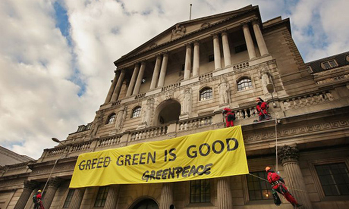 Greenpeace Bakanlığı Bastı