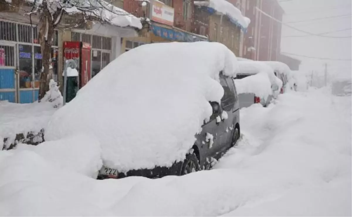 Beytüşşebap\'ta Evler Kar Altında