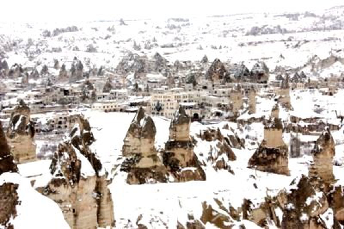 Göreme Kar Altında Bir Başka Güzel