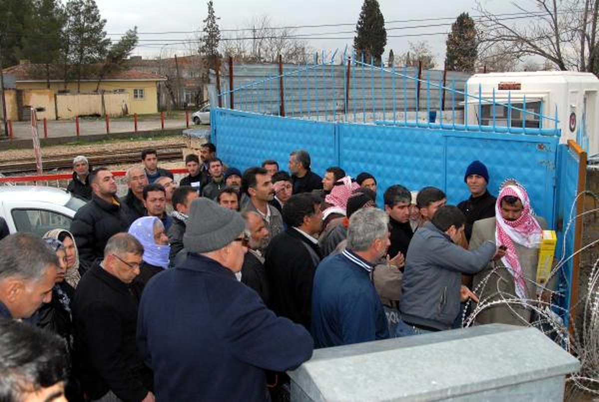 Gümrükte Taksici Eylemi