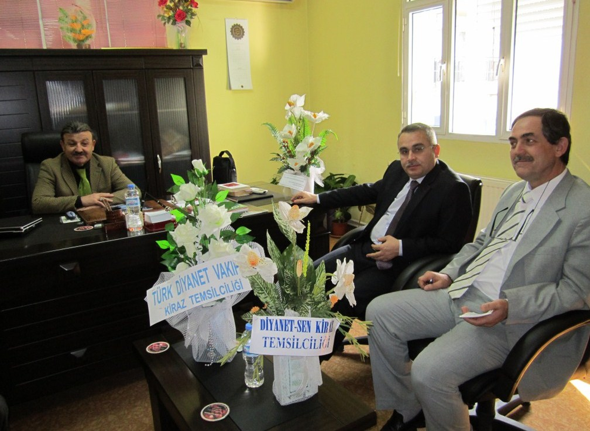 Kiraz'ın Yeni Müftüsüne Bilgiç ve Şener'den Ziyaret