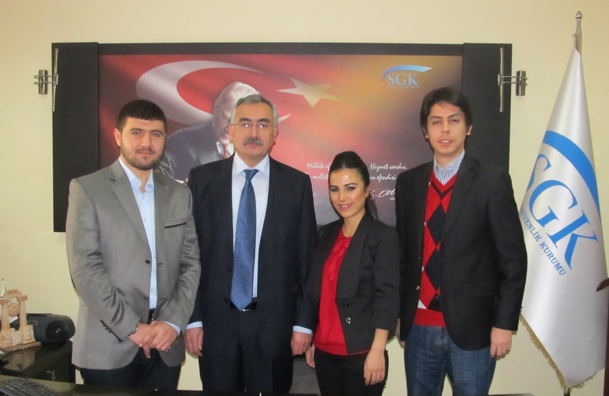 Aydınlı Gençlerden Sgk İl Müdürü Kılınç'a Ziyaret