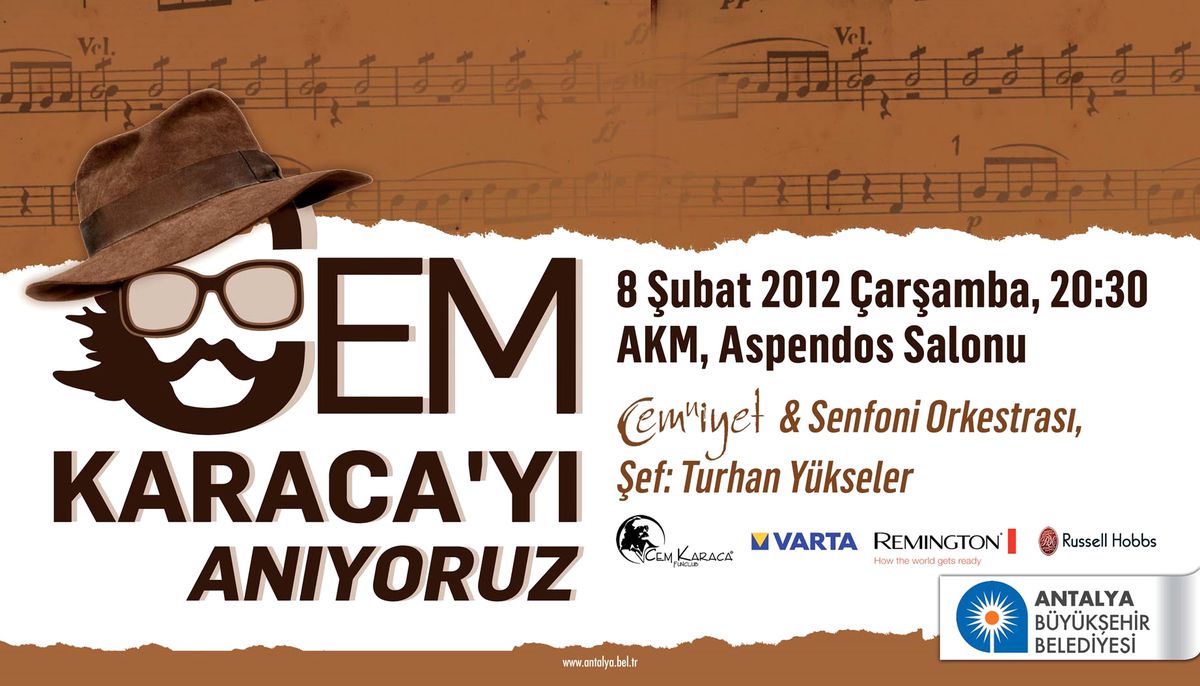 Cem Karaca Şarkılarıyla Anılacak