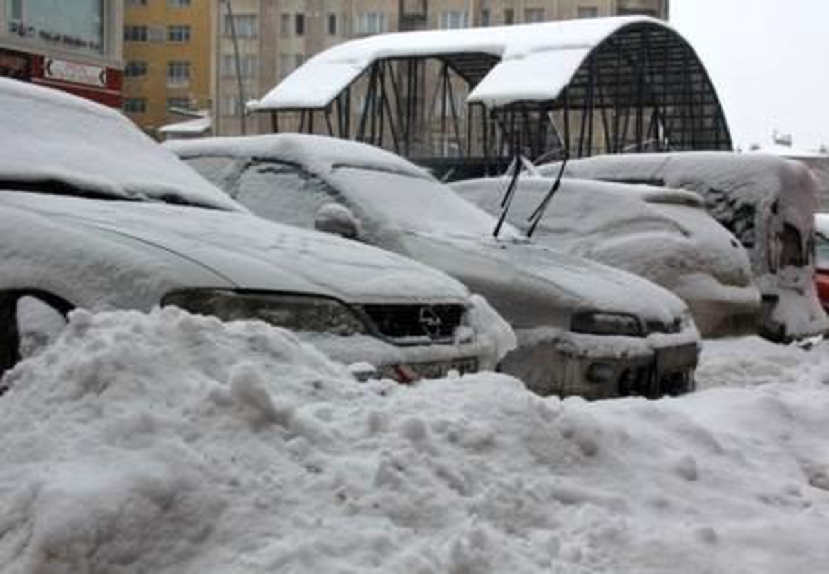 Erzurum'da Kar ve Soğuk Esareti