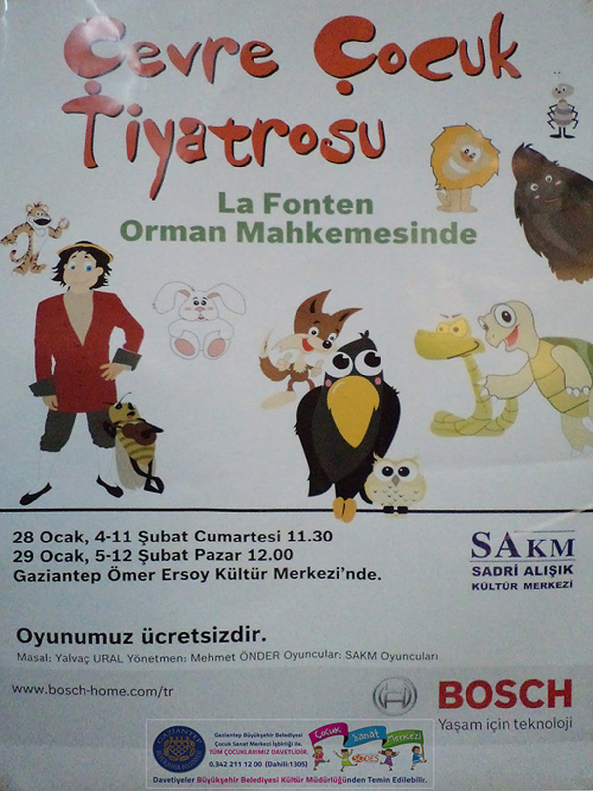 Çevre Çocuk Tiyatrosu Perdelerini Açıyor