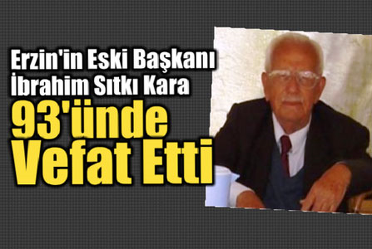 Erzin Başkan\'ını Kaybetti!
