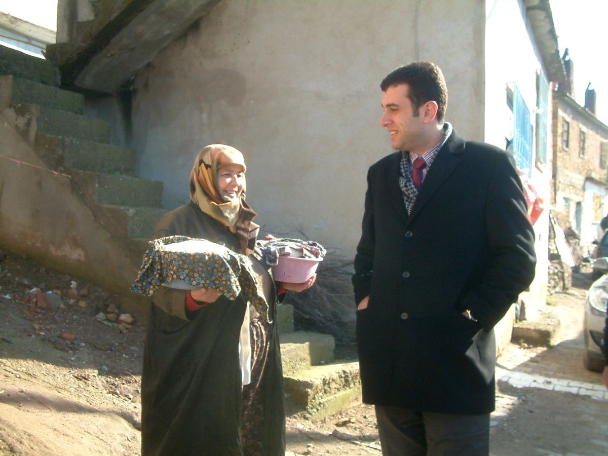 Gömeç'de Kaymakama Sevgi Seli