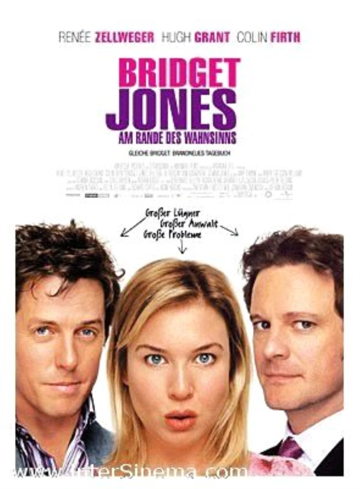 Bridget Jones Serisinin Üçüncüsü Çekiliyor