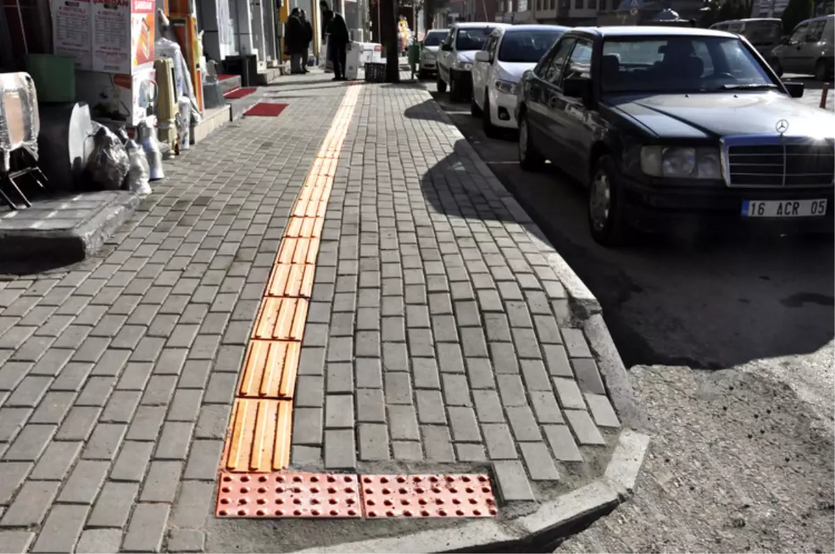 Kestel'de Kaldırımlar Artık Engelsiz