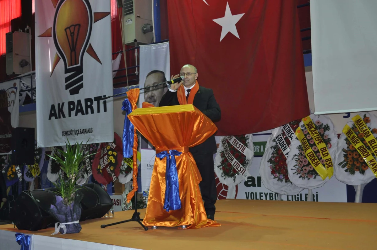 AK Parti Çerkezköy İlçe Teşkilatı Olağan Kongresi Yapıldı