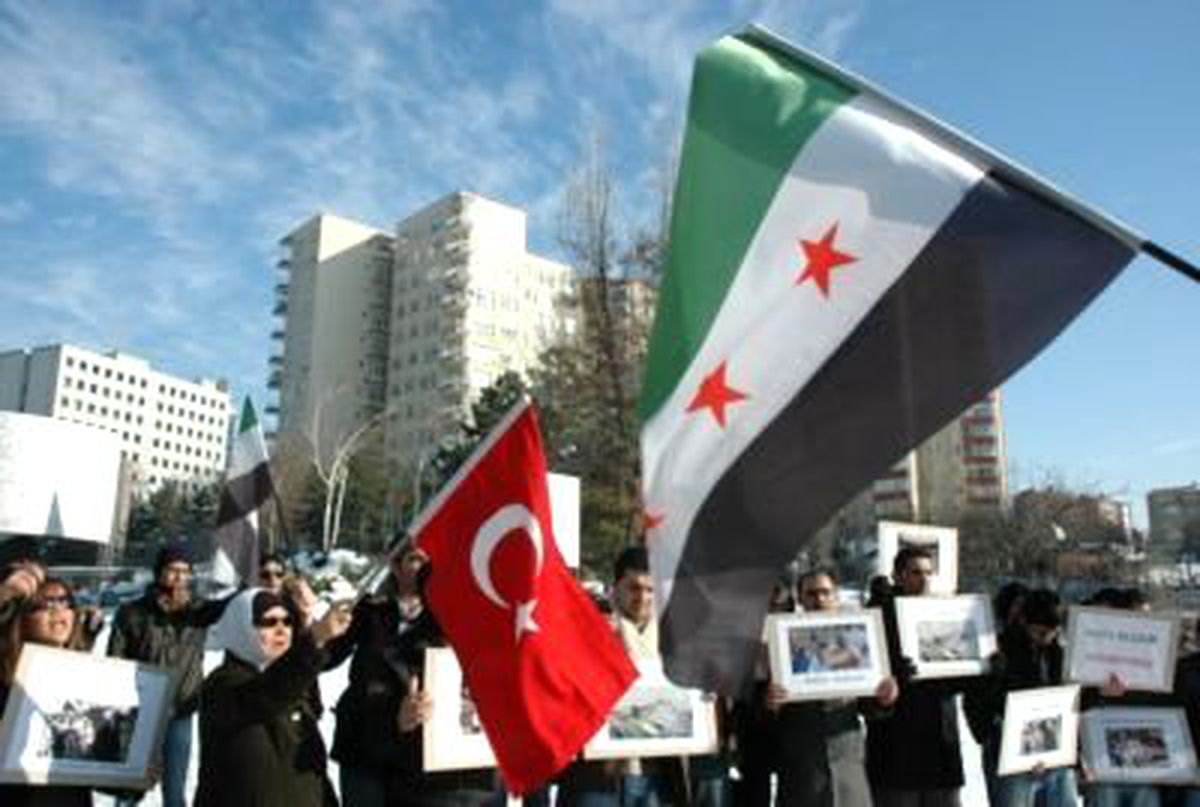 Suriye Konsolosluğu Önünde Protesto