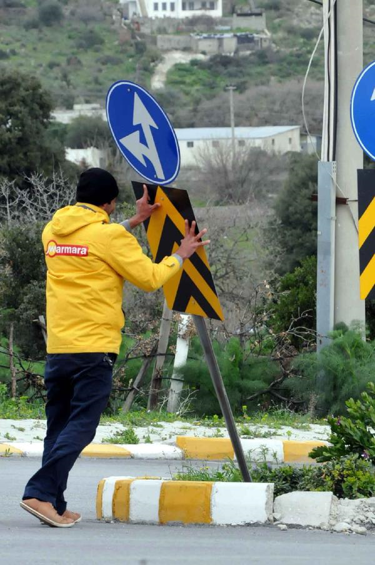 Bodrum'da Fırtına Yatları Karaya Sürükledi