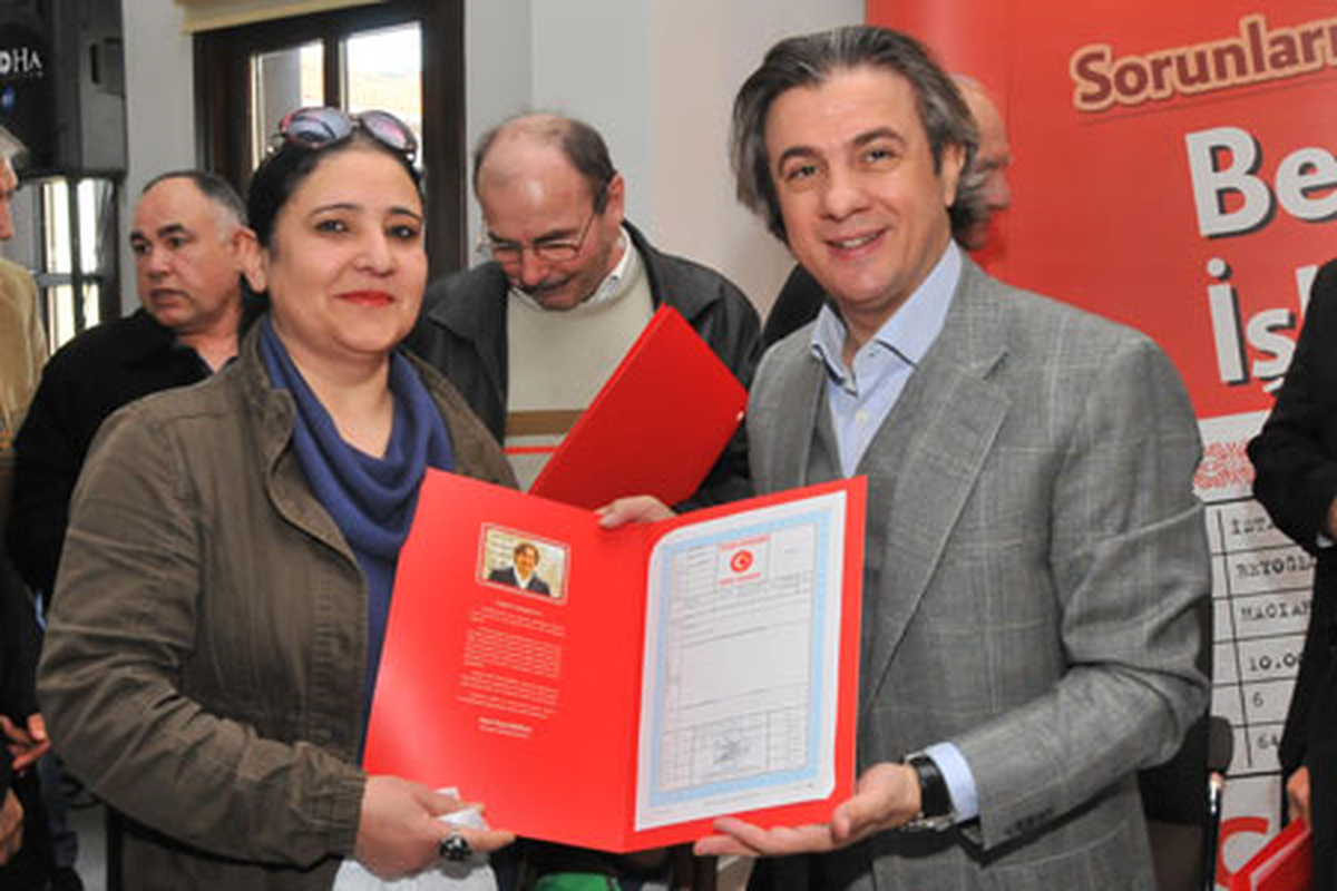 Hacıahmet'te Tapu Sevinci