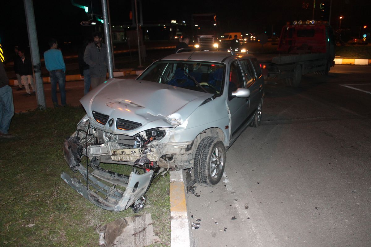Akyazı'da Trafik Kazası