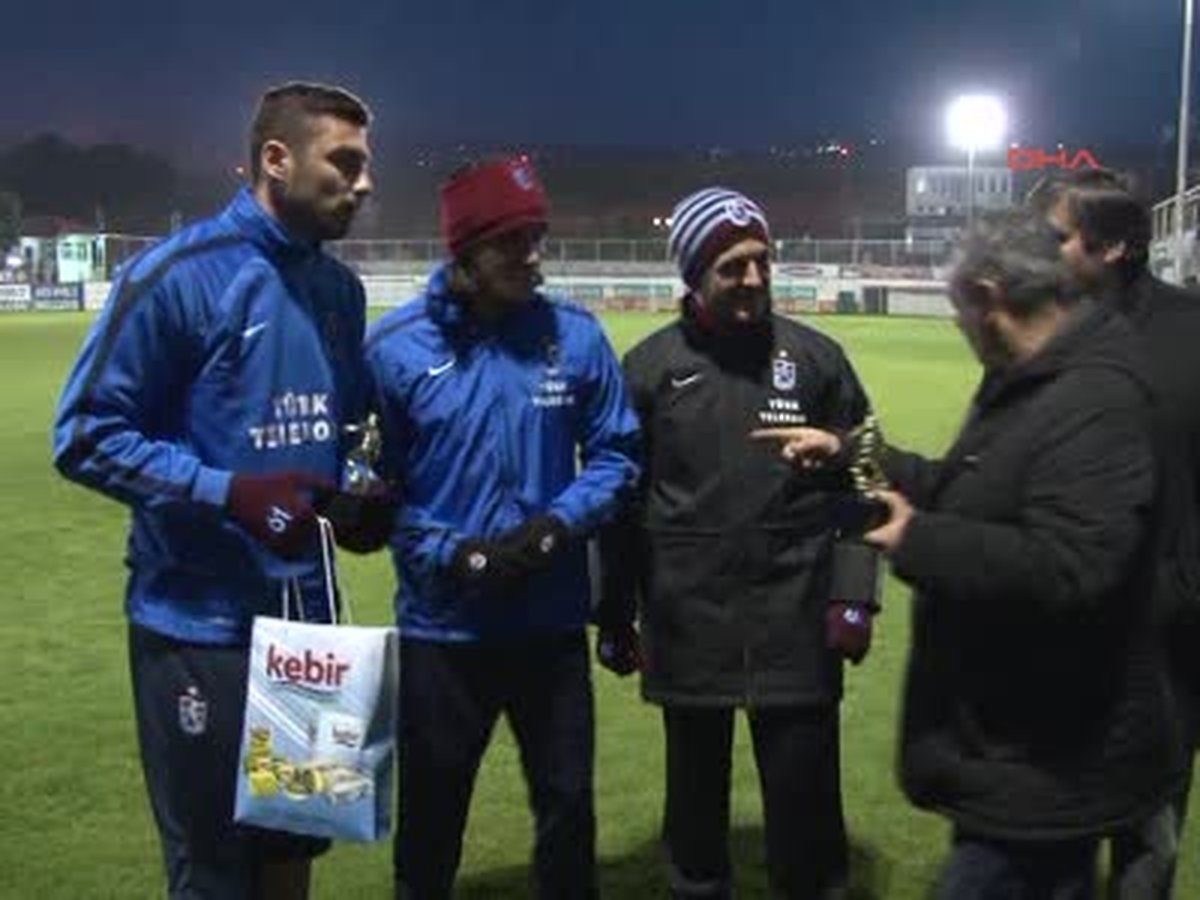 Trabzonspor'da Colman ve Burak'a Ödül