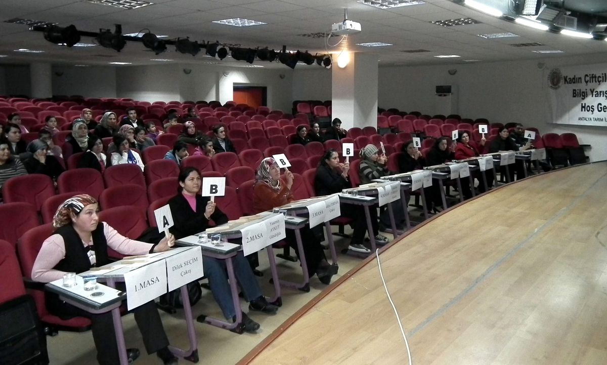 Kadın Çiftçiler Yarıştı
