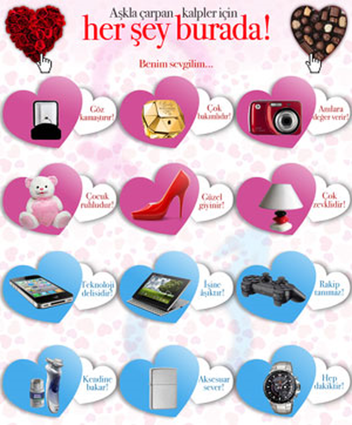 Sevgiliniz için Aradıklarınızın Hepsiburada!