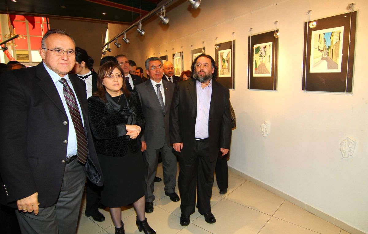 Şilili Ressam Gaziantep'i Resmetti