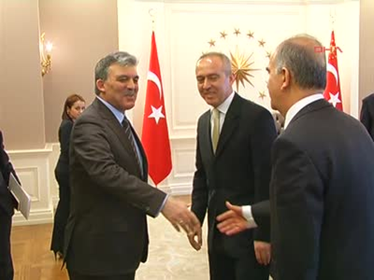 Türkiye Bisiklet Federasyonu Heyeti Çankaya Köşkü'nde