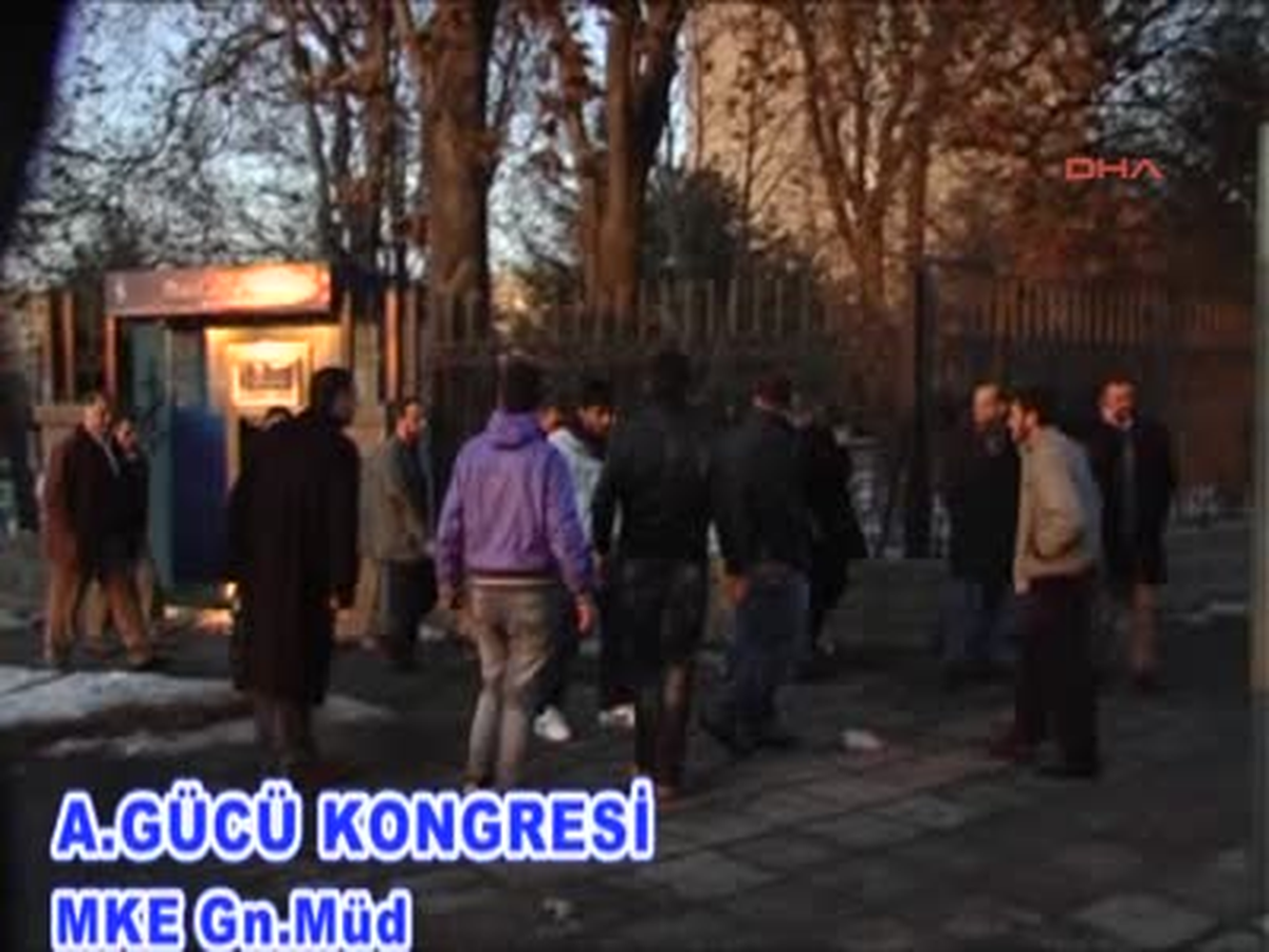 Ankaragücü Kongresinde Yaşanan Olaylar Güvenlik Kamerasında