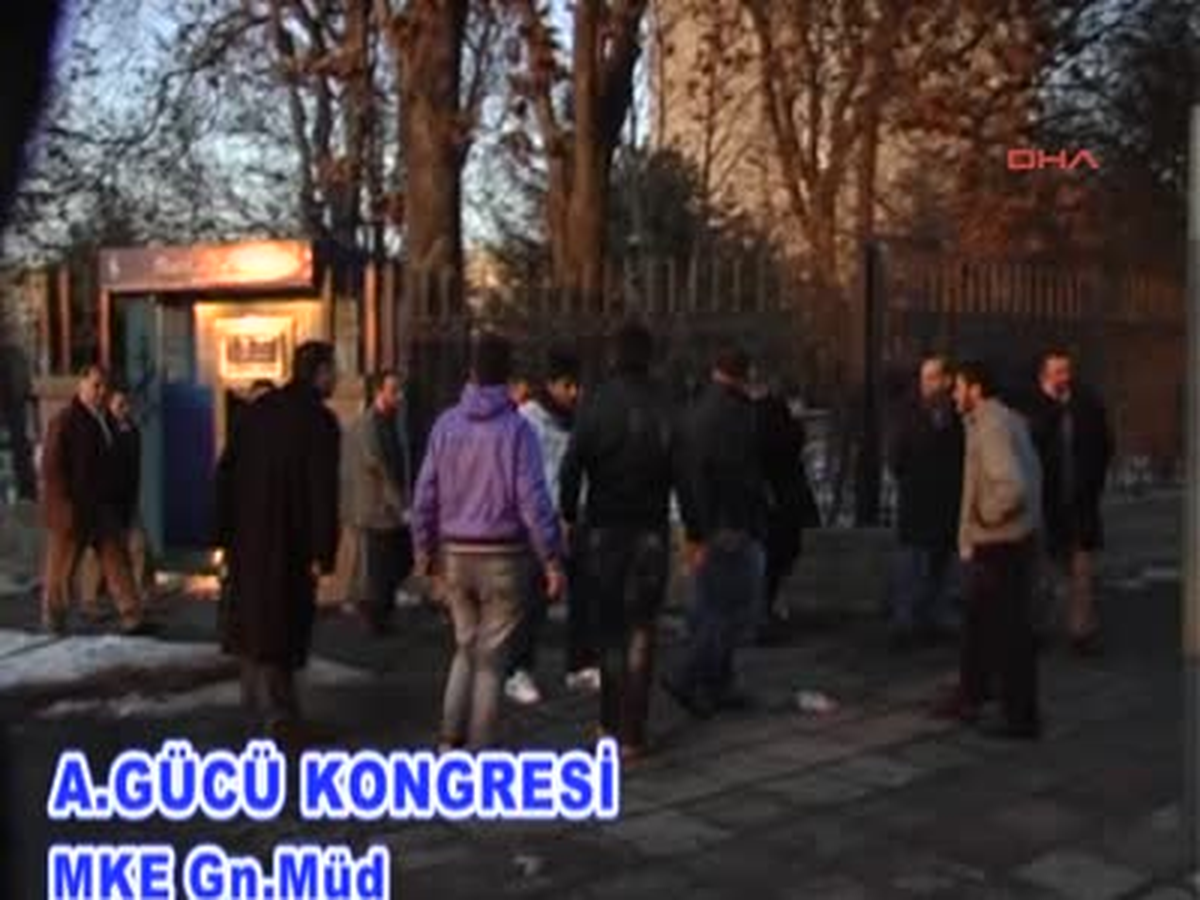 Ankaragücü Kongresinde Yaşanan Olaylar Güvenlik Kamerasında
