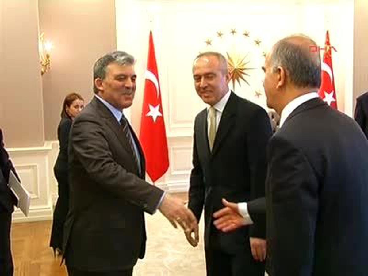 Cumhurbaşkanı Gül, Türkiye Bisiklet Federasyonu Başkanı Müftüoğlu'nu Kabul Etti