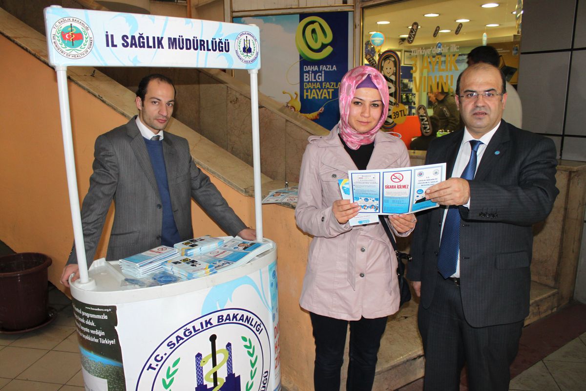 Erzurum'da 'Dünya Sigarayı Bırakma Günü' Etkinlikleri