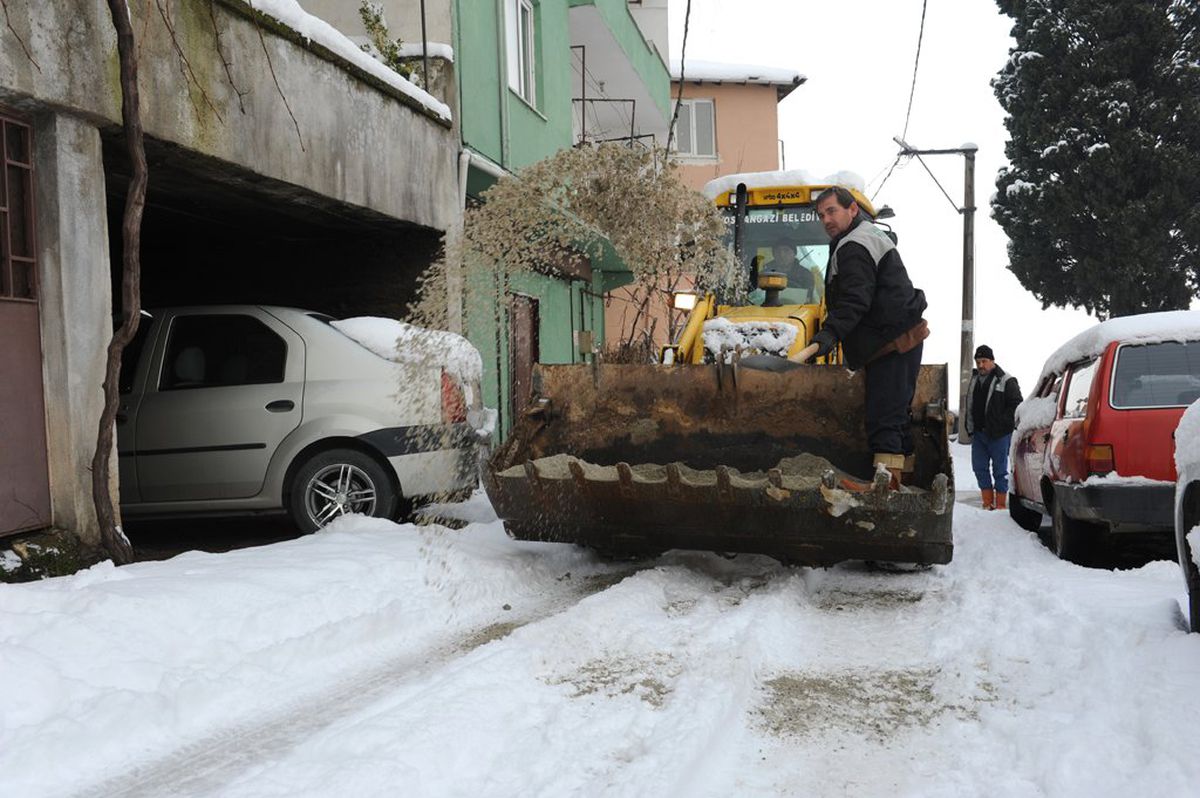 Osmangazi'de Kar Engel Olmadı