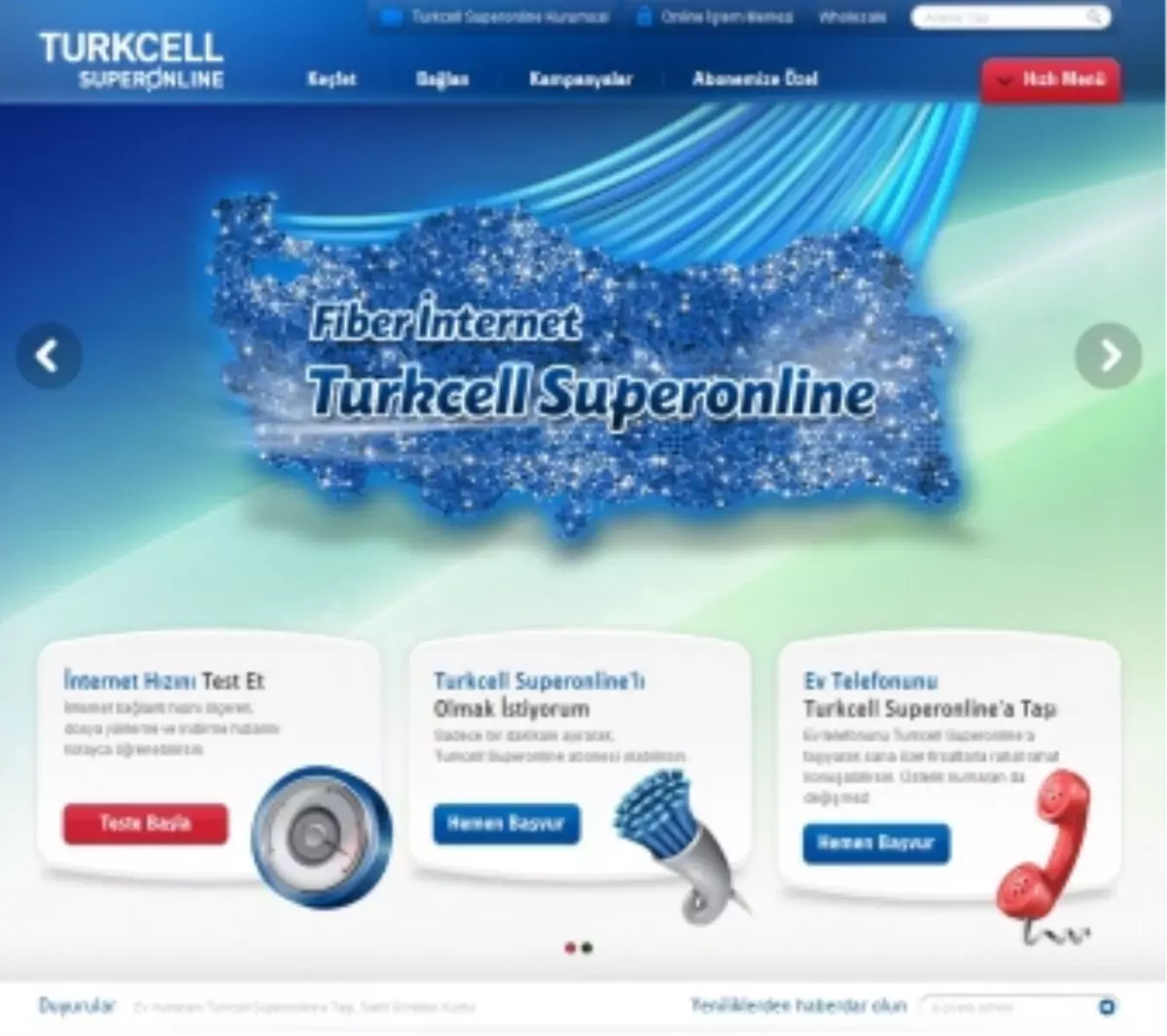 Turkcell Superonline\'ın İnternetteki Yüzü Yenilendi
